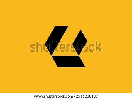 monogram logo letter Q and C featuring a foot symbol neatly packed in negative space area