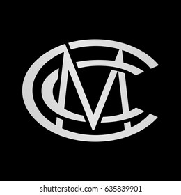 Monogram Logo Letters. Logo Monogram,Geometric Logo,Abstract monogram elegant logo design template. Great logo suitable for all types of business. Memorable, simple and unique brand / branding symbol.