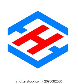 monogram logo of the letters S and H. a modern, elegant and classy logo.