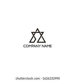 monogram logo letters A and Y with modern style, free vector