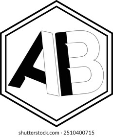 DESIGN DE ARTE DE MARCA DE LOGOTIPO DE MONOGRAMA