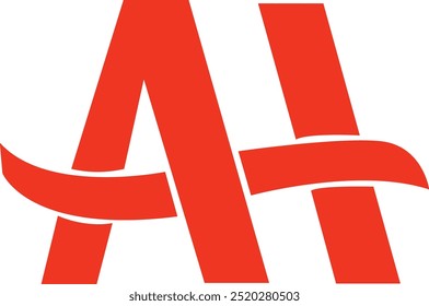 Monogram logo mark art design