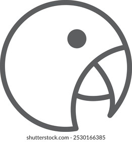 Monogram logo mark art design