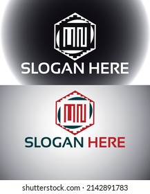 Monogram logo for MN business.