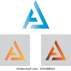 Logo de un monograma Gráfico de diseño de letras modernas