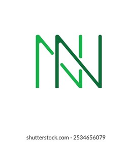 Logotipo de monograma Logotipo da empresa de conceito NN