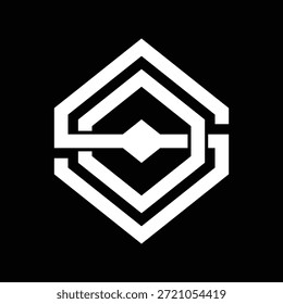 Monogramm-Logo SO oder OS Modern Classic Vibrant, kann auf Logos, Bekleidungsdesigns, Social Media-Grafiken, Druckmaterialien und verschiedene digitale Branding-Zwecke angewendet werden