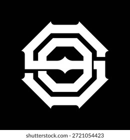 Monogram Logo SO or OS Modern Classic Vibrant, Can Be Applied to Logos, Clothing Designs, Social Media Visuals, Print Materials, and Various Digital Branding Purposes