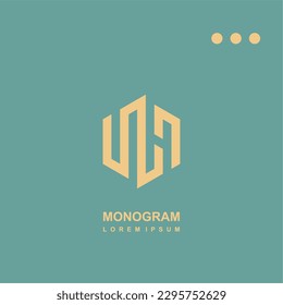 Monogram logo premium | logotype for business, brand, initial, consept. Premium WH or SH logo. Elegant corporate identity. initial logo. signs and symbols
