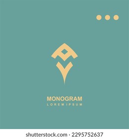 Monogram logo premium | logotype for business, brand, initial, consept. Premium AMY logo. Elegant corporate identity. initial logo. signs and symbols