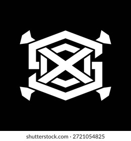 Monogram Logo SOX, XOS, OSX, Modern Vibrant, Can Be Applied to Logos, Clothing Designs, Social Media Visuals, Print Materials, and Various Digital Branding Purposes