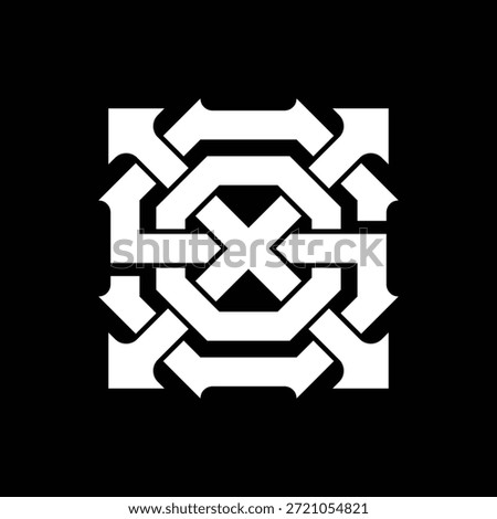Monogram Logo SOX, XOS, OSX, Modern Vibrant, Can Be Applied to Logos, Clothing Designs, Social Media Visuals, Print Materials, and Various Digital Branding Purposes