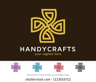 Monogram Logo, Symbol Template Design Vector, Emblem, Design Concept, Creative Symbol, Icon
