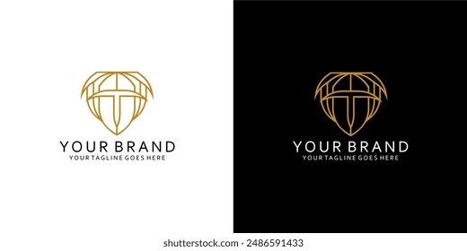 A monogram logo that has monoline elements that give the impression of cleanliness, simplicity, nodness and elegance