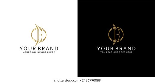 A monogram logo that has monoline elements that give the impression of cleanliness, simplicity, nodness and elegance