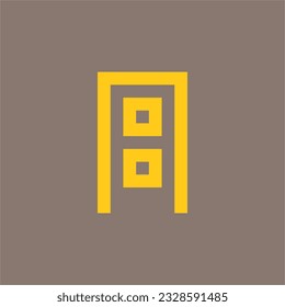 UN LOGOTIPO DE MONOGRAMA QUE FORMA LA CARTA "A" QUE ES ADECUADA PARA SU LOGOTIPO DE MARCA