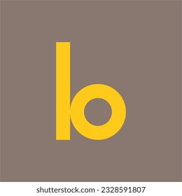 A MONOGRAM LOGO THAT SHAPES THE LETTER "B" WHICH IS SUITABLE FOR YOUR BRAND LOGO