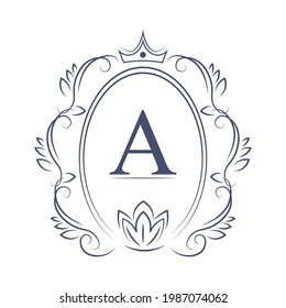 Modèle de logo de collection de logos de monographies vintage