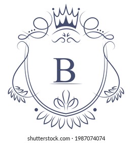 Modèle de logo de collection de logos de monographies vintage
