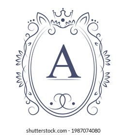 Modèle de logo de collection de logos de monographies vintage