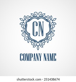 Monogram Logos. Vintage Vector Concepts