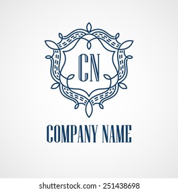 Monogram Logos. Vintage Vector Concepts