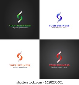 Monogram LS or S Logo Template for with Sporty and techno style