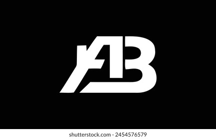 Monogram Luxury AB Building Logo, Initial ab Real Estate Business Logo