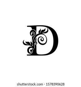 Monogram Luxury Letter D Logo Icon Stock Vector (Royalty Free ...