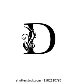 Monogram Luxury Letter D Logo Icon Stock Vector (Royalty Free ...