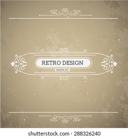 Monogram  luxury logo template with flourishes calligraphic elegant ornament elements. Luxury elegant design for cafe, restaurant, boutique, hotel, shop, heraldic, jewelry, fashion