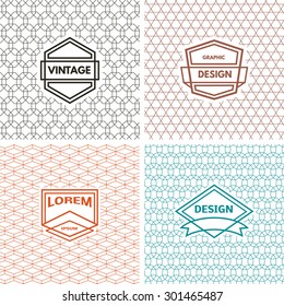 Monogram  luxury logo template with flourishes calligraphic elegant ornament background