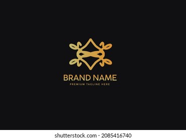 Monogram Luxury Logo Template, Logo Luxury, Logo Gold classic, Icon Logo Gold luxury, Branding