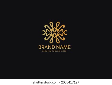 Monogram Luxury Logo Template, Logo Luxury, Logo Gold classic, Icon Logo Gold luxury, Branding