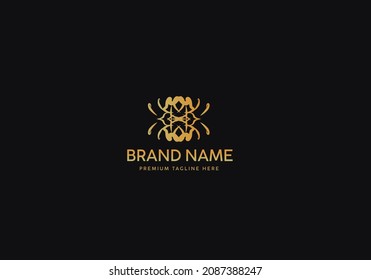 Monogram Luxury Logo Template, Logo Luxury, Logo Gold classic, Icon Logo Gold luxury, Branding