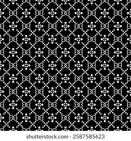 Monogram luxury pattern seamless for bags, wallet, shoes, dresses, clothing, fabrics and surfaces.