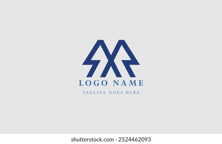Plantillas de logotipo de letra M monograma
