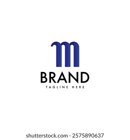 Monogram M Logo Design Template. Letter M Logo Template