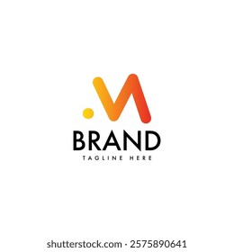 Monogram M Logo Design Template. Letter M Logo Template