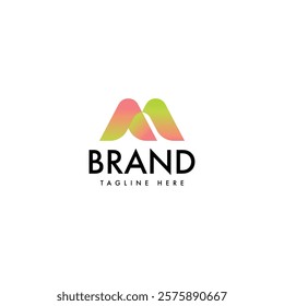 Monogram M Logo Design Template. Letter M Logo Template