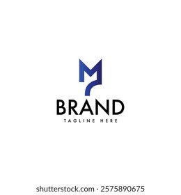 Monogram M Logo Design Template. Letter M Logo Template