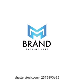 Monogram M Logo Design Template. Letter M Logo Template