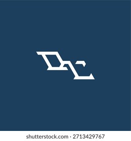 monograma logotipo moderno conceito inicial de esportes design QL letra estilo techno minimalista