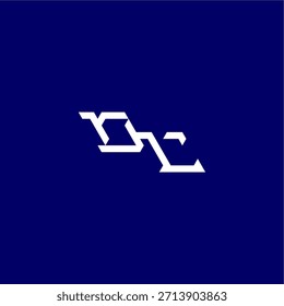 monograma logotipo moderno conceito inicial de esporte design OL minimalista techno estilo letra