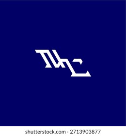 monograma logotipo moderno concepção inicial de esporte design NL minimalista techno estilo letra