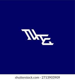 monograma logotipo moderno diseño inicial de concepto de deporte electrónico NE letra de estilo techno minimalista