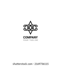 monogram or monoline company logo representing the fields of agriculture, technology, entertainment, jewelry, construction, law, consulting, agencies, electronics, jewelry, architecture, fashion,