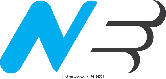 monogram ne, logo
