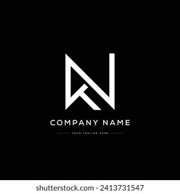 Monogram NT Letter Logo Design. Usable for Business Logo. Logo Element