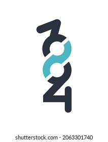 Monogram numbers 3, 8 and 4. Flat
